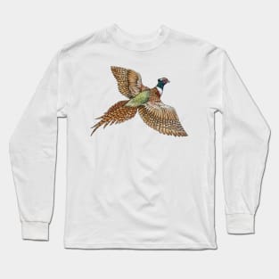 Flying Pheasant Long Sleeve T-Shirt